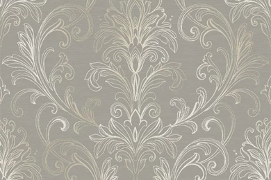 A Subtle Gray And White Damask Wallpapers From The Book Whisper ...
