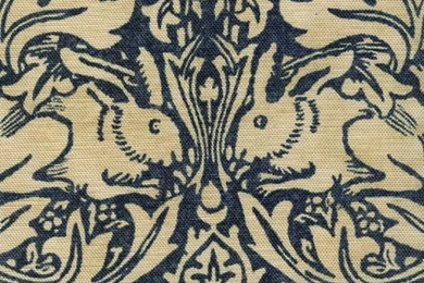 Brer Rabbit Linen Fabric By William Morris