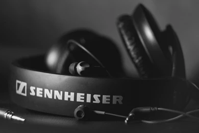 Black Sennheiser Headphones Music Wallpapers Free Black Sennheiser ...