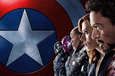 Captain America Civil War Iron Man Team Wallpapers