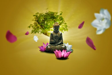 Lord Buddha Face Art HD Images And Statue Wallpapers