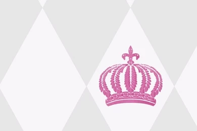 Decowunder Wallpapers Childrens Wallpapers Rhombuses Crowns ...
