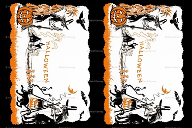 Vintage Halloween Fabric, Wallpapers & Gift Wrap   Spoonflower