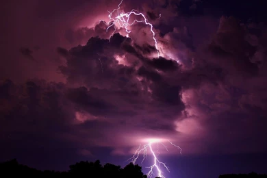 Lightning Storm Clouds Wallpaper Backgrounds