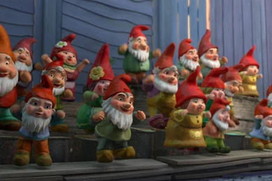 Red Garden Gnomes From Gnomeo And Juliet Desktop Wallpapers