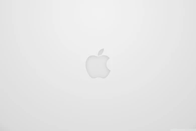 White Apple Logo   Wallpaper.