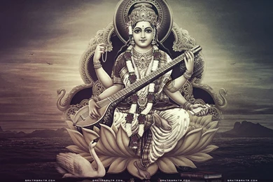 Goddess Saraswati Wallpapers