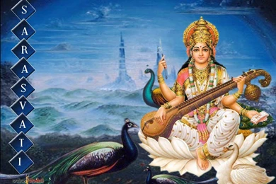 7 Maa Saraswati Goddess Wallpapers & Photo For Your Desktop ...
