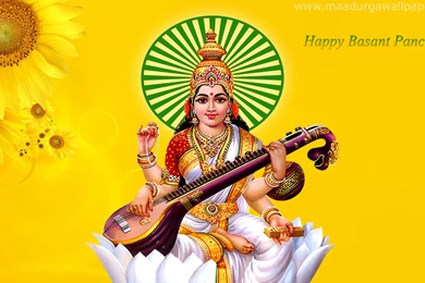 Maa Saraswati Wallpaper, Images & Photos Free Download