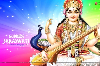 Saraswati Wallpapers 1366x768 HD Free Download