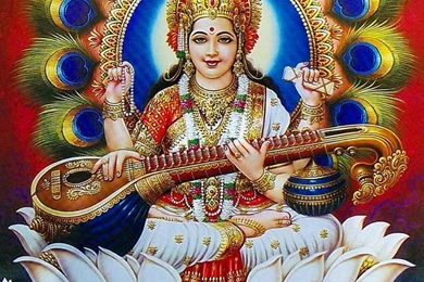 Download Goddess Maa Saraswati Free HD Best Wallpapers