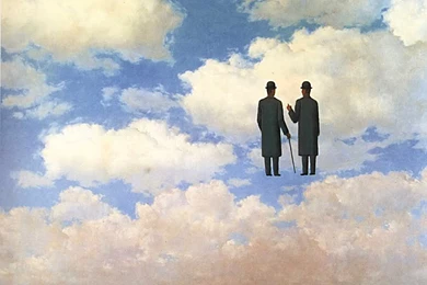 Free Wallpapers Of An Abstract Painting two Men Talking On The ...