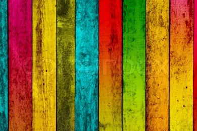 Multicolored Wood Backgrounds Stock Photo
