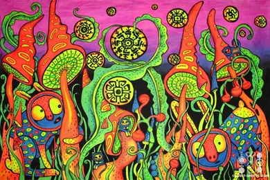 Trippy Mushroom Wallpapers