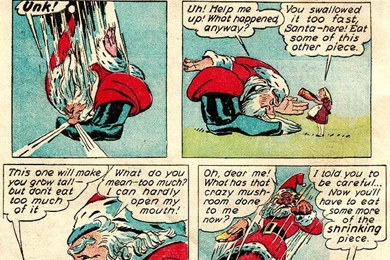 Santa On Shrooms: A Trippy 1943 Comic Book   Flashbak