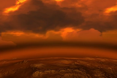 ESA Science & Technology: Artist's Impression Of Venus Surface