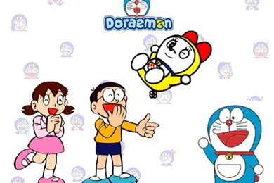 Shizuka ,nobita, Dorami & Doraemon <3