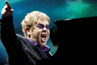 ELTON JOHN Rock Pop Glam Classic Piano Concert Wallpapers ...