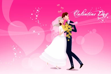 Valentine Day Love Dance Together HD Wallpapers