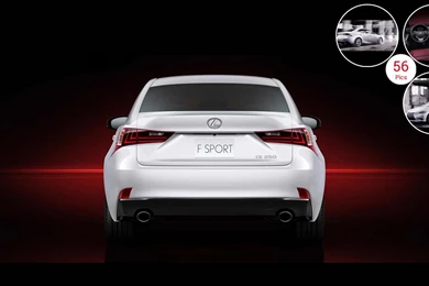 2014 Lexus IS 250 F SPORT   Rear