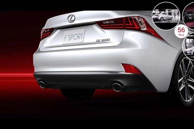 2014 Lexus IS 250 F SPORT   Rear