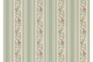Brewster 56 Sq. Ft. Pomander Floral Stripe Wallpaper 979 62726 ...