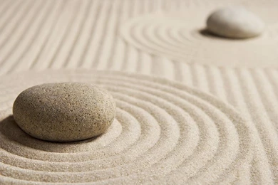 Zen Stones On The Sand Wallpapers Murals By Homewallmurals