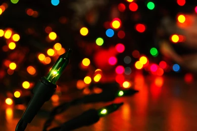 Free Christmas Lights Backgrounds