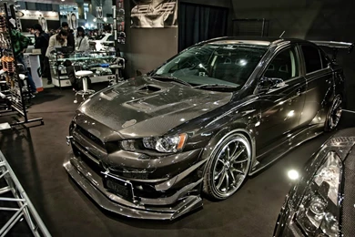 Mitsubishi Lancer Evolution   Widebody Kit HD Beautiful Wallpapers ...