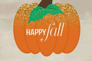 Glitter Pumpkin Happy Fall Iphone Phone Backgrounds Wallpapers Lock ...