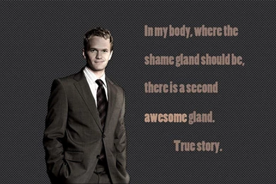 BARNEY STINSON AWESOME GLAND WALLPAPER (