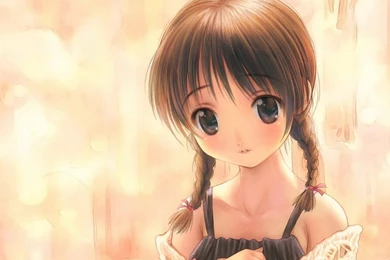 Download Wallpapers 1920x1080 K on, Braids, Girl, Anime, Sweet Full ...