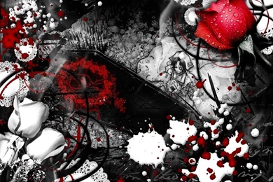 Emo Red Rose Wallpapers