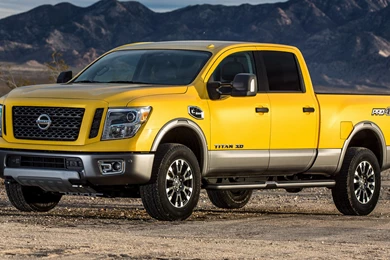 2016, Nissan Titan XD, Pickup, Yellow Truck Wallpaper,2016 HD ...