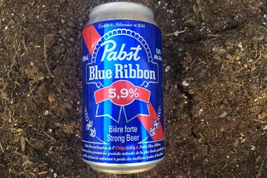 The Lone Biker: Beer Friday. Pabst Blue Ribbon Strong