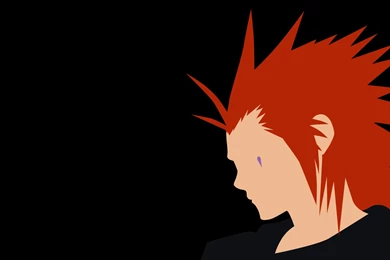 Minimalist Vector   Kingdom Hearts   Axel By RaileysXerilyasRX On ...