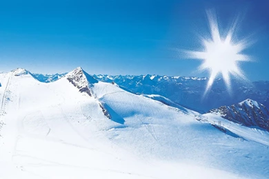Beautiful Snowsacpe Of Alps Under Sunny Sky   Alps Winter Vacation ...