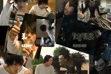 DeviantArt: More Like L And Ryuk Wallpapers By Darkhatecrew