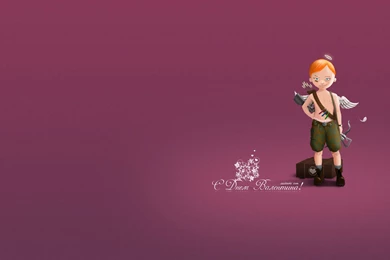 Purple Cupid Wallpapers And Images   Wallpapers, Pictures, Photos