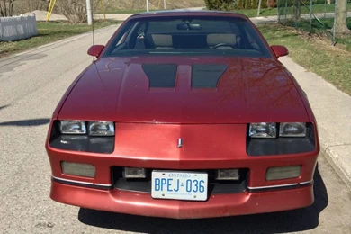 Front Viewing Of The 1987 IROC Z Camaro By Interess On DeviantArt