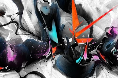 Wallpaper: Lines, Color, Brush, Spray, Paint, Abstract Wallpapers