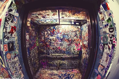 Download Graffiti Elevators Wallpapers 1280x848