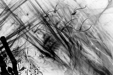 Abstract Black White Spray Paint Contrast Wallpapers