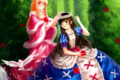 FRIEND N FLOWER WALLPAPER   (