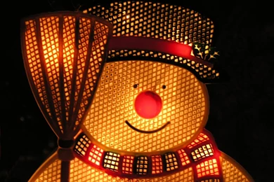 Celebrate Christmas With A Christmas Snowman Wallpapers