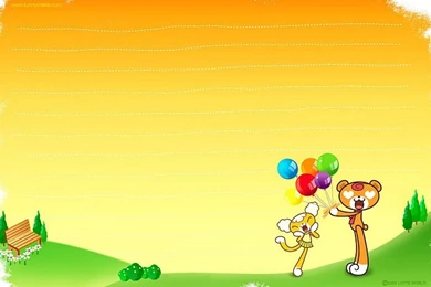 Lovely Cartoon Letter Paper Wallpapers 16   Wallcoo.net