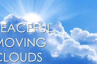 Slow Moving Clouds : Calm, Peaceful, Relaxation, Visualization ...