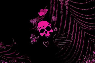 Pink Skulls Wallpapers   5 Items