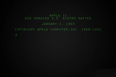 Apple II Boot Screen Wallpapers