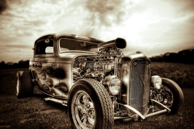 On Black: Hotrod By Stevenarens [Large]